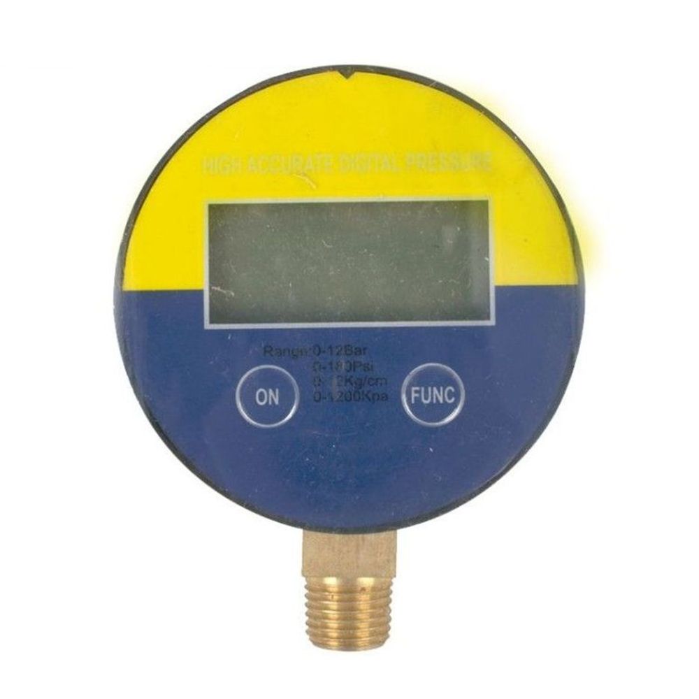 Pressure Gauge 63mm 1/4 Lower Digital Packaged